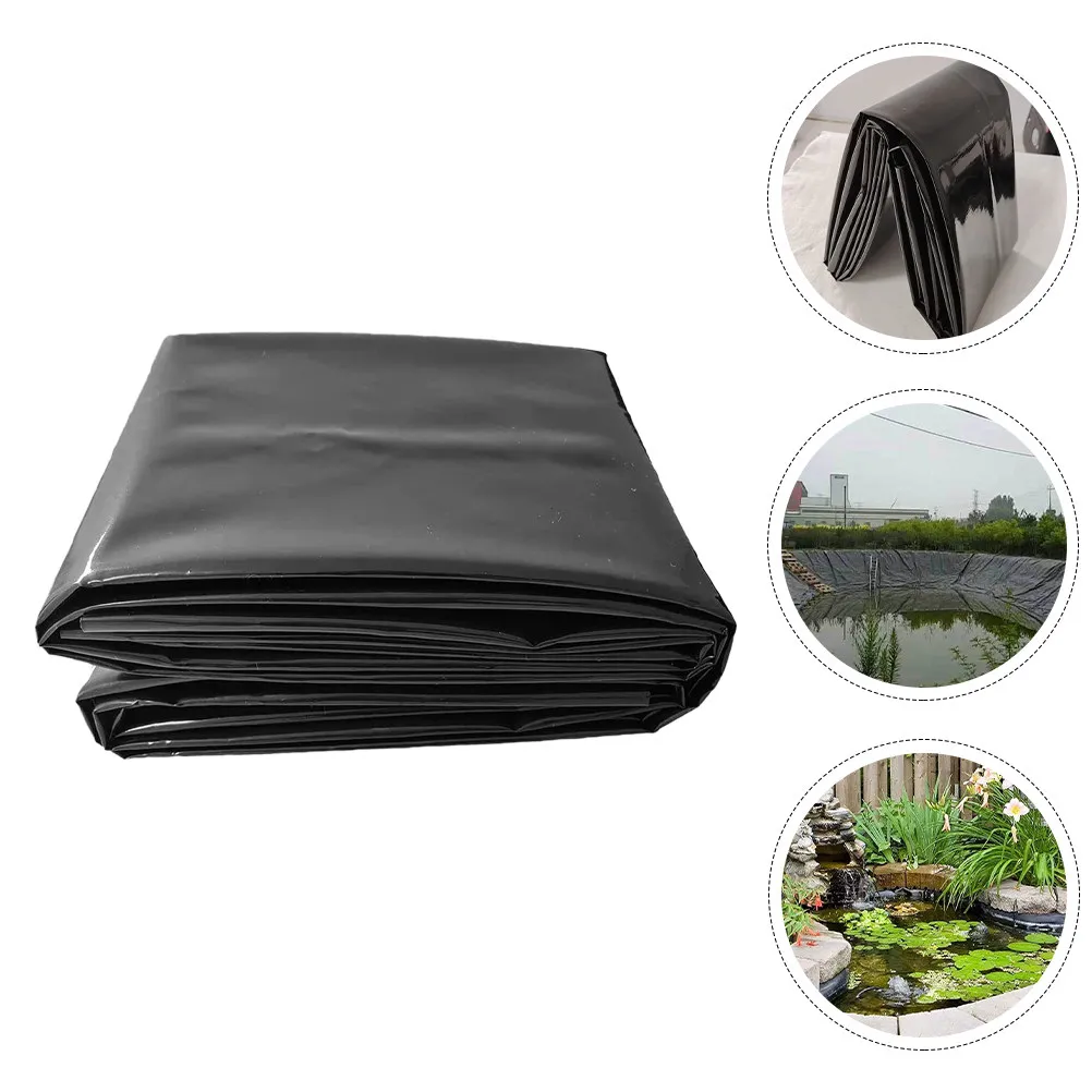 2x3m HDPE Pond Liner, Heavy Duty Waterproof Membrane for Fish Ponds & Landscaping, Durable UV-Resistant Film for Garden Water