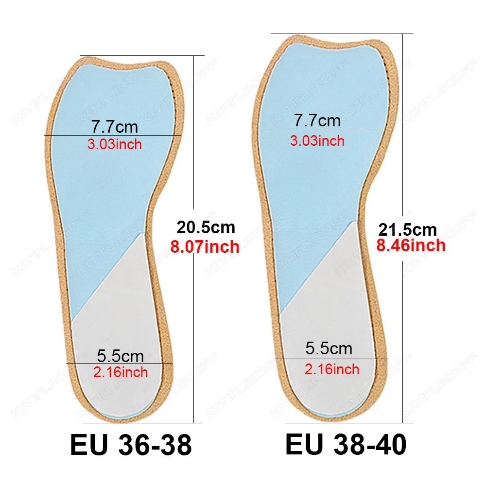 Women Sandal Insoles Leather Latex Antislip Soft Bottom Breathable Deodorzation High Heel Insoles Shoes Sole Stickers Pad