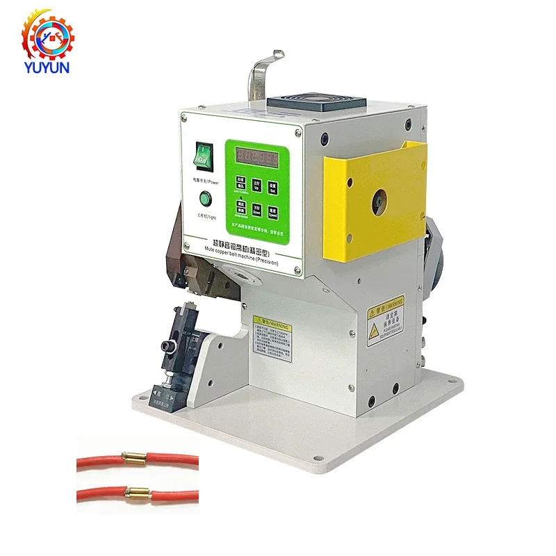 Automatic Mute Copper Belt Crimping Machine Cable Manufacturing Equipment for Splicing Copper Tape Cable Wire
