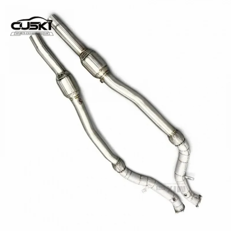 

Pertains to Audi RS7 RS6 C6 5.0T 2003-2011 Catalytic Converter Header Automotive Exhaust Modification Fittings,Increased power
