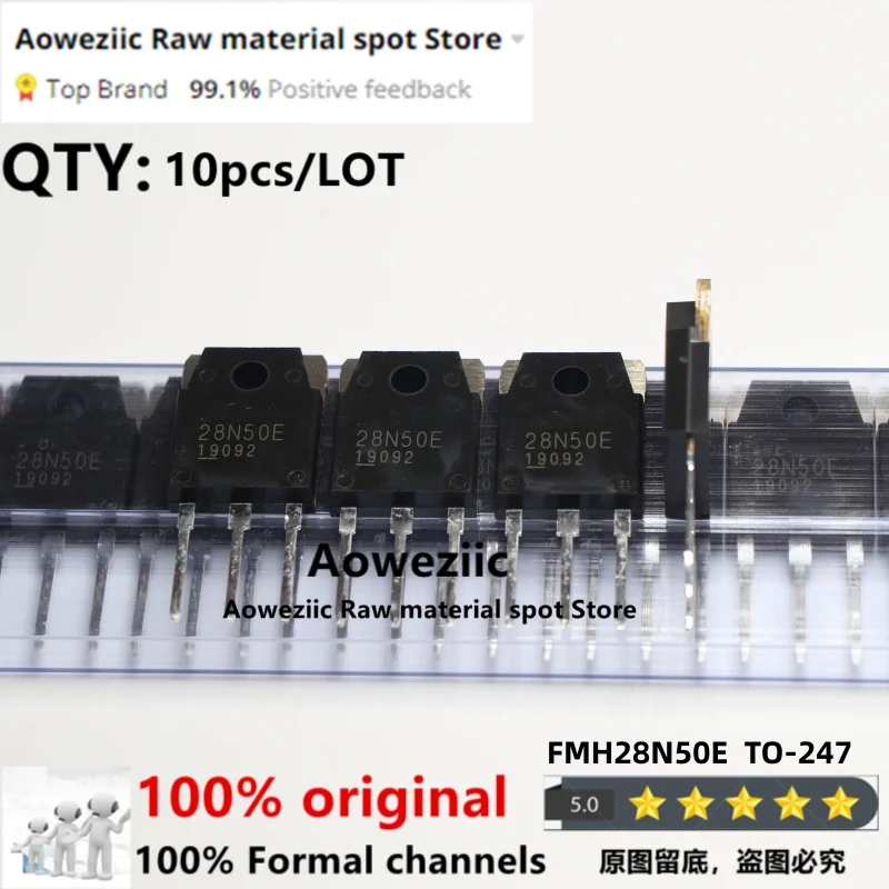 Aoweziic  2021+ 100% New Imported Original FMH28N50E  28N50E  28N50  TO-247 MOS FET 28A  500V