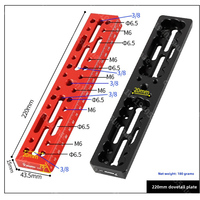 1PC 100/220/320/440mm Narrow-Gauge Dovetail Plate With Scale for Astronomical Telescope Guide Rail and Guide Star Accessories