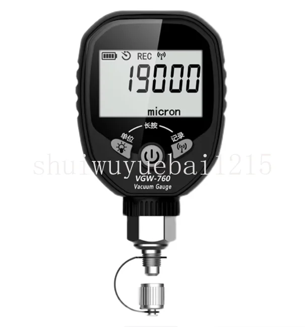Wireless Vacuum Gauge VGW-760 Intelligent High-Precision Digital Electronic Refrigerant Vacuum Negative Pressure Gauge