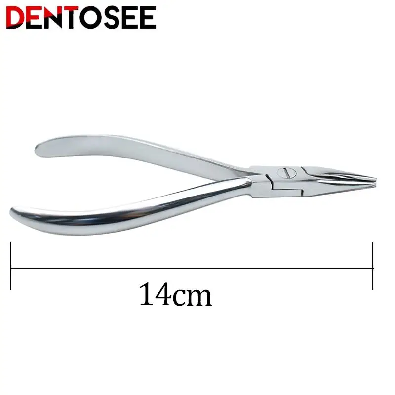 Alicates dentales para doblar y formar arco de alambre, pinzas de sol y luna, alicates de formación de flexión de bucle Omega, herramienta de