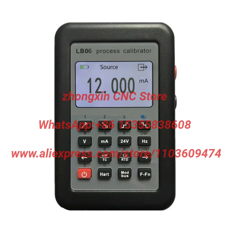 New Version LB06 Hart Modbus 4~20mA/0~10V Process Calibrator Current Signal Generator Source