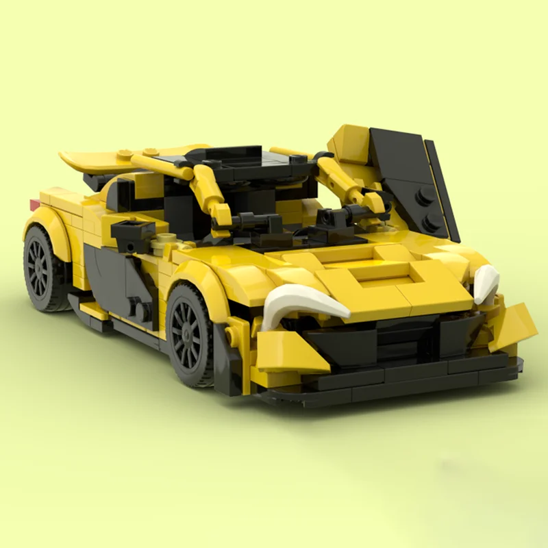 368 Stück MOC McLarenesd City Champions Modellbausteine Bau DIY Weihnachtsgeschenke kreative Spielzeuge Idee Bildung Kinder