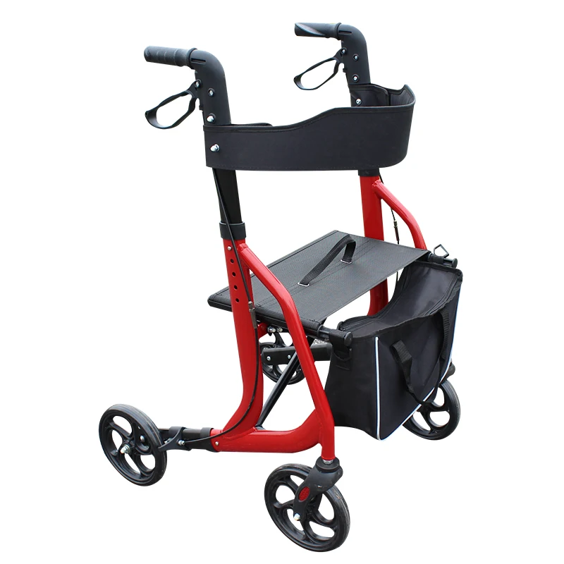 Professional new foldable portable shopping cart for the elderly with flexible seat for the elderly