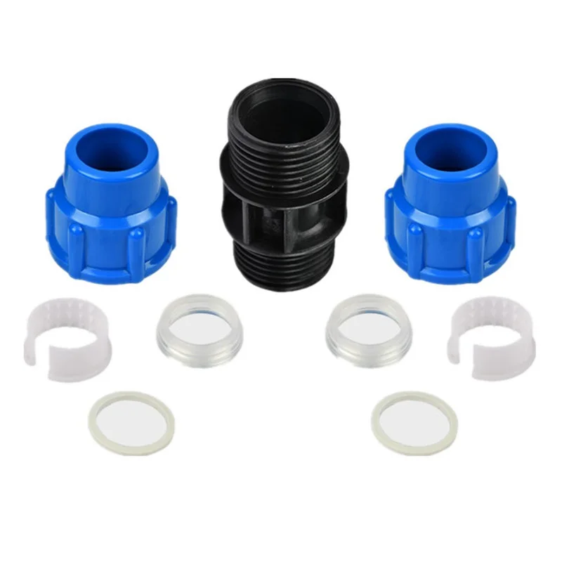 PE pipe fittings PE pipe quick joint pipe fittings tap pipe direct 20/25/32/40/50/63mm Fast Joint Tap Water Irrigation