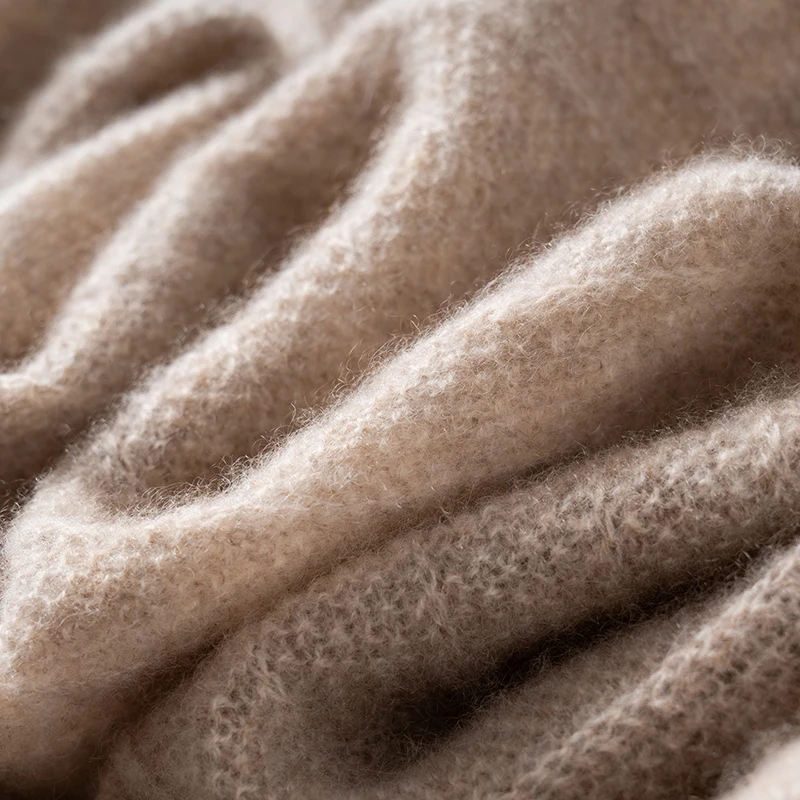 Шарф из 100% кашемира, размер 180*55, для женской осенне-зимней уличной одежды, теплый вязаный кашемировый шарф, шаль