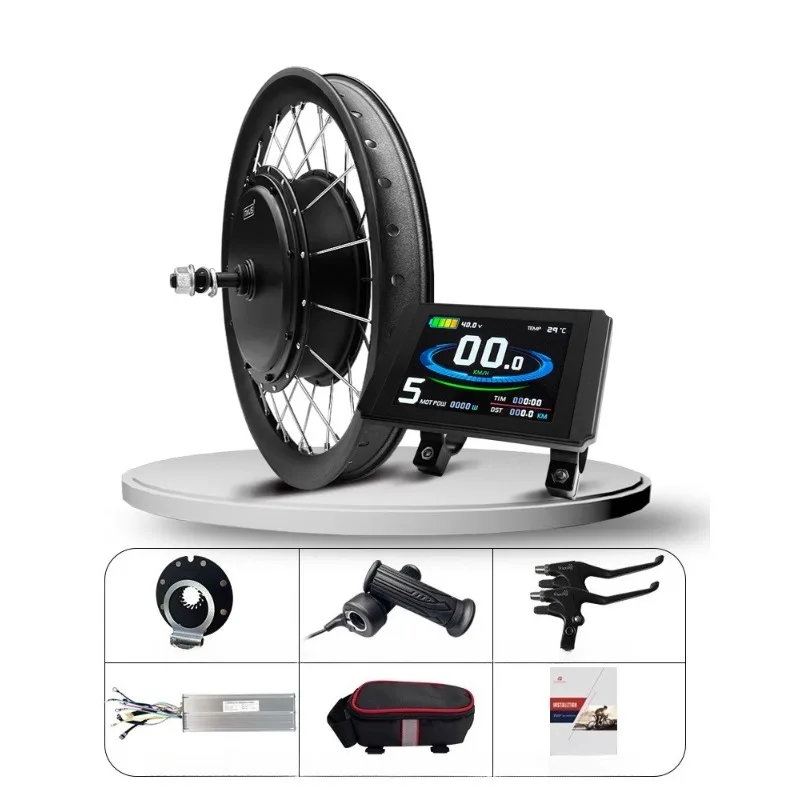 

E-Bike Lithium Conversion Kit 48V 2000W Rear Drive Freewheel 20-29 Inch 700C High Power for Commuter Mountain Bike Road Cycling