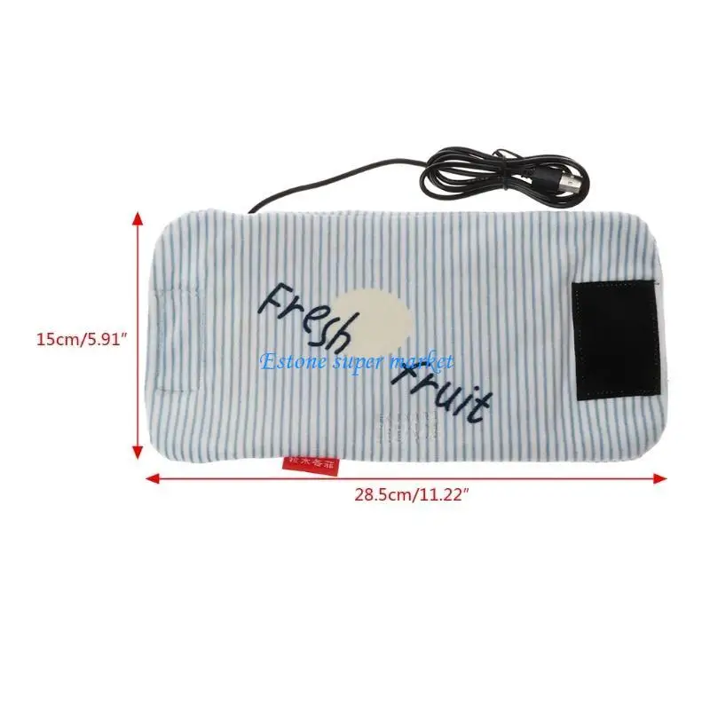090B USB Scaldabiberon per allattamento per bambini Riscaldatore per biberon per il latte per custodia Isolamento termico