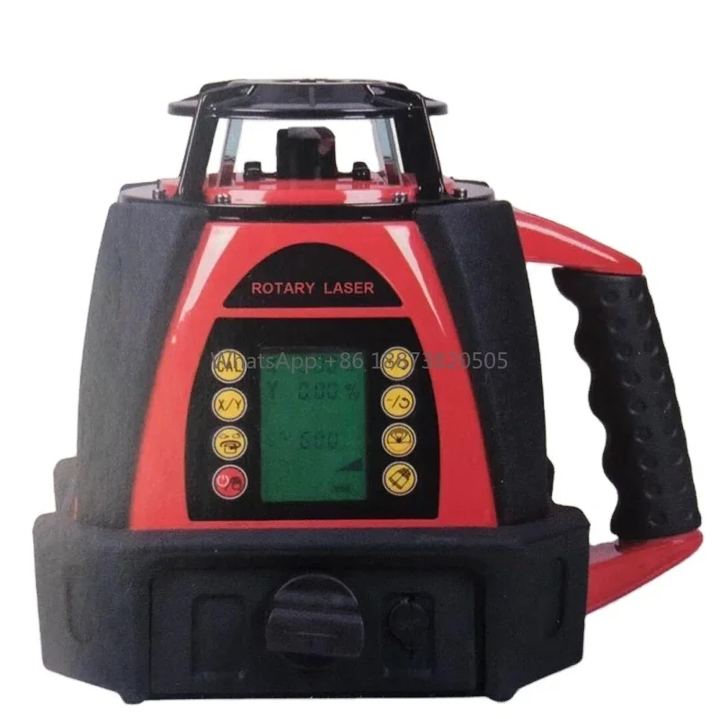 high precision Self-leveling  Rotary Green Laser Level  207G ,automatic levelling 20mw fukuda green beam with  double LCD