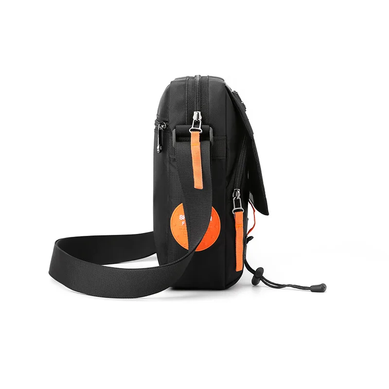 Casual Oxford Cloth Men's Crossbody Bag Large Capacity Single Shoulder Bag Fashionable Waterproof Bag for Young Men