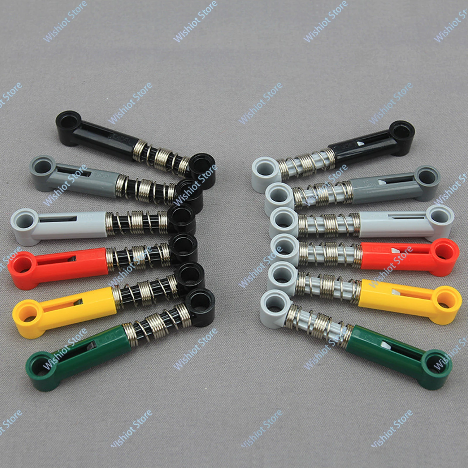 MOC Technical Parts Cada Black Hard Shock Absorber Arm Suspension Spring Compatible with legoeds Buiding Blocks 76537 731c04