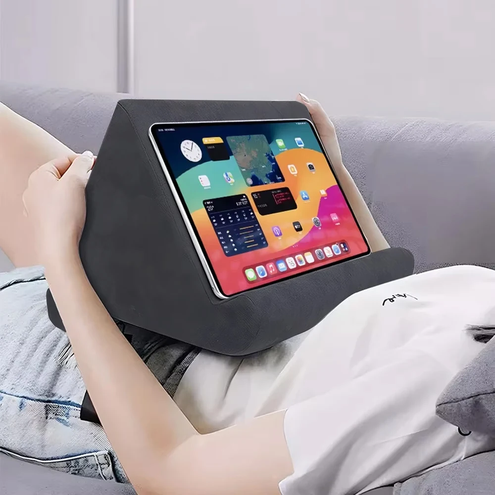 Sponge Pillow Tablet Holder for IPad Samsung Huawei Xiaomi Tablet Holder Mobile Phone Support Pillow Multi-angle Reading Stand