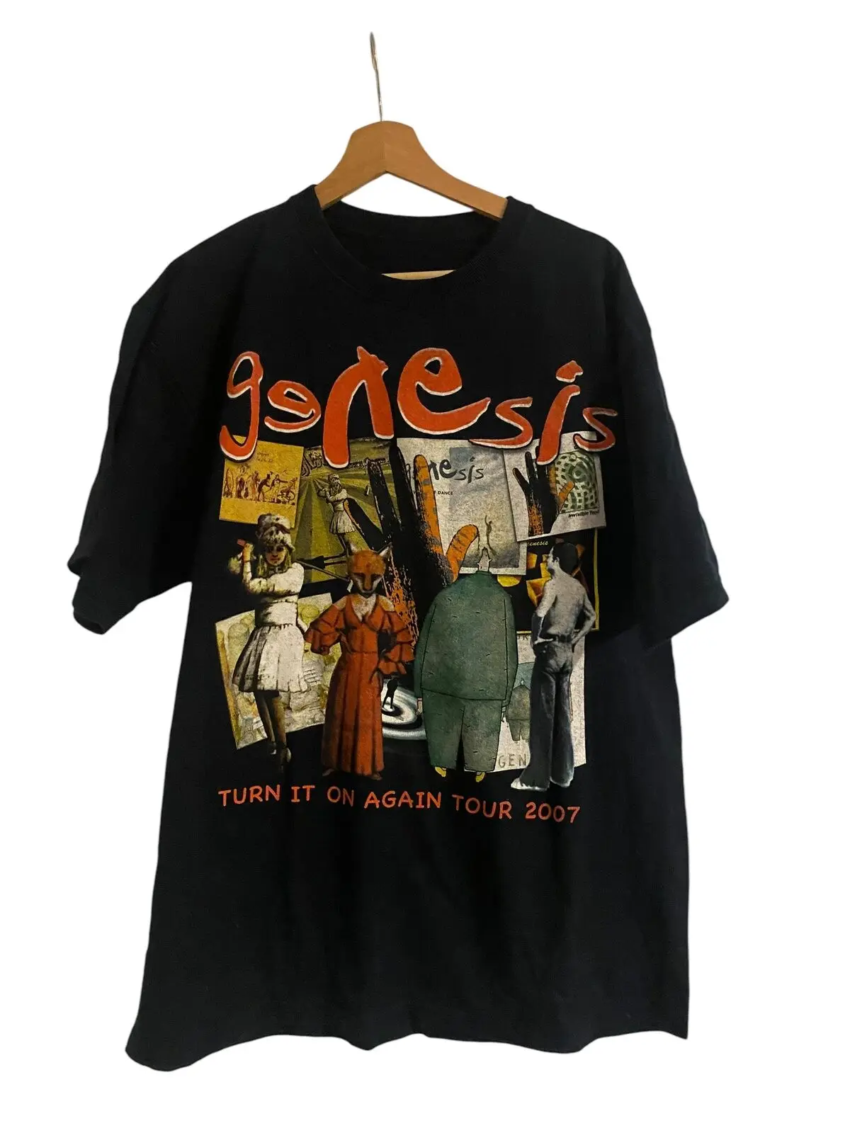 2007 Genesis Turn it on Again Tour T-Shirt Sz L