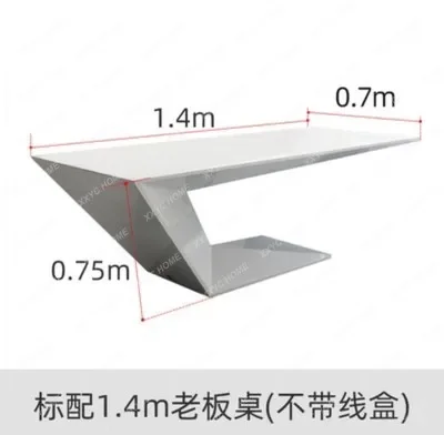 Executive  Office Desk Minimalist Aesthetic Office Desk Standing Modern Escritorio Oficina Commercial Furniture