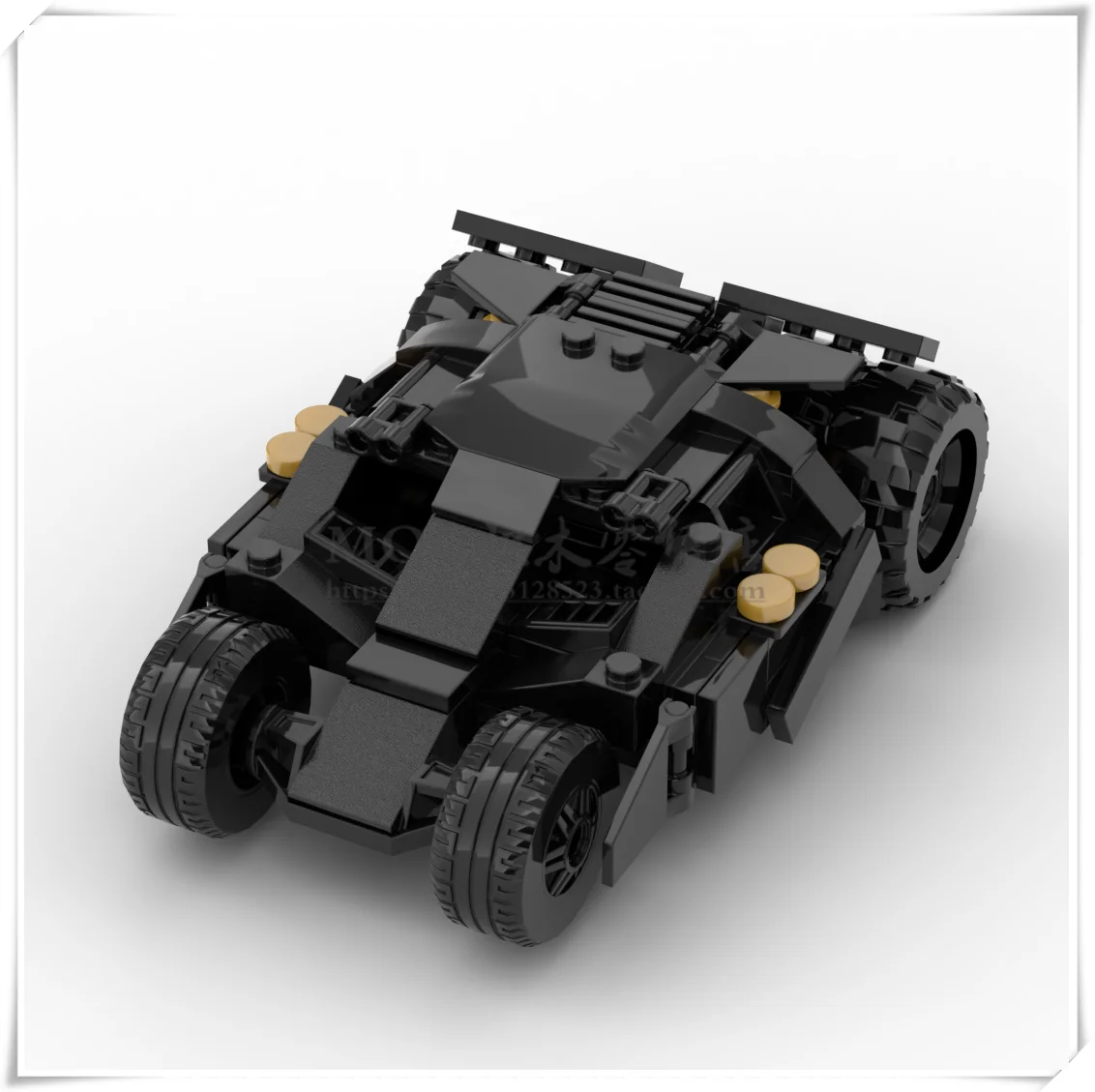 

Batmobile Type 2 Model Building Blocks Speed Racing car Small Particle Building Blocks Sports Car Bricks Kits Toys For Children