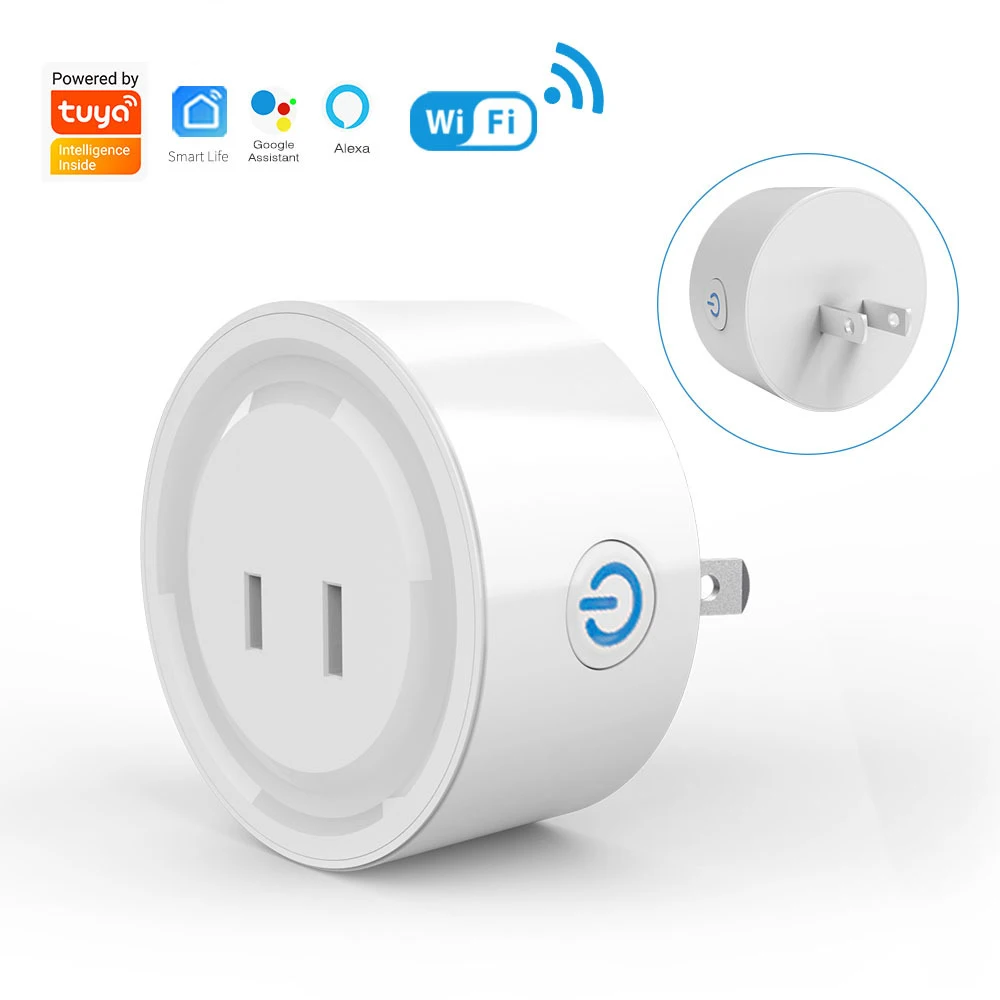 Tomada Inteligente Tuya Wifi Cozylife com Plugue Padrão Japonês para Controle por Voz e Temporização de Dois Dispositivos Domésticos com IA