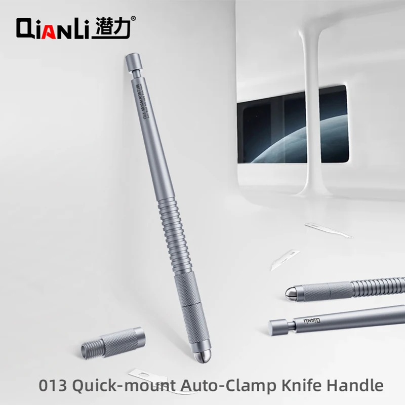 QianLi 013 Quick Mount Auto-Clamp Knife Handle LCD Gule Remover CPU Disassemble Maintenance Scraper Pry Blade Handle