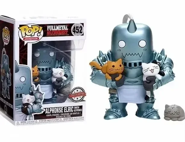 Funko POP Fullmetal Alchemist ALPHONSE ELRIC 452 #   Colección de figuras de juguete Figura de vinilo 10 cm Modelo de PVC Juguetes de muñecas