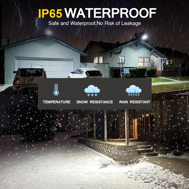 Luz Solar potente de 200W, farola Solar para exteriores, 6000mah, impermeable, automática, de atardecer al amanecer, farola para garaje y jardín