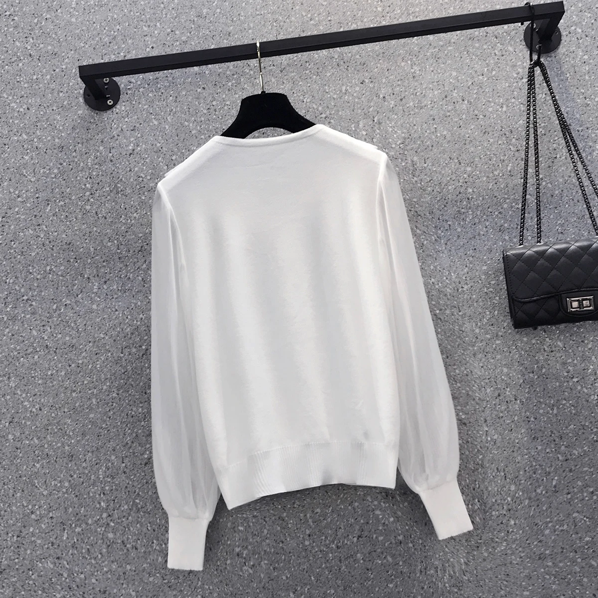 Lente Chiffon Trui Vrouwen Mode Ruche V-hals Lange Mouw Truien Office Lady Zweet Leuke Elegante Casual Sim Truien Tops