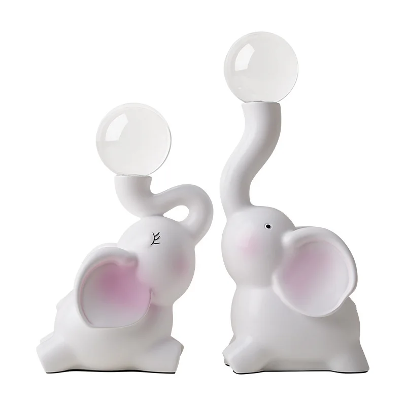 

INS Style Creative Elephant Ornament for Living Room Decoration & Wine Cabinet for Housewarming Gift