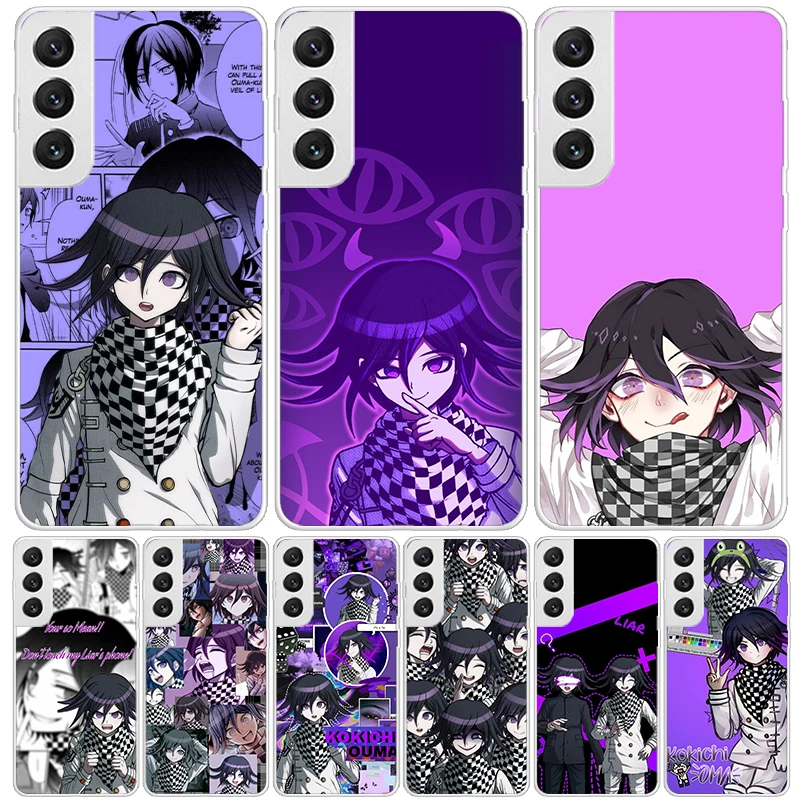 Danganronpa Kokichi Ouma For Samsung Galaxy S24 S23 S21 S22 Ultra S10 Plus S20 FE Phone Case S10E S8 S9 + Housing Shell Coque