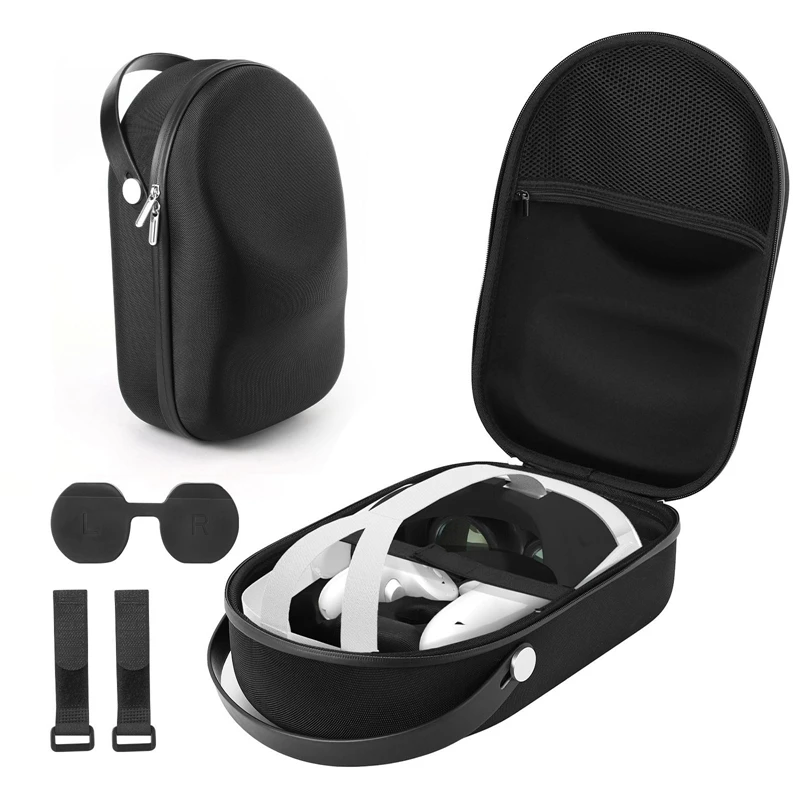 VR Carrying Case For Oculus Quest 3 Portable Storage Bag Handlebar Suitcase Travel Box VR Parts