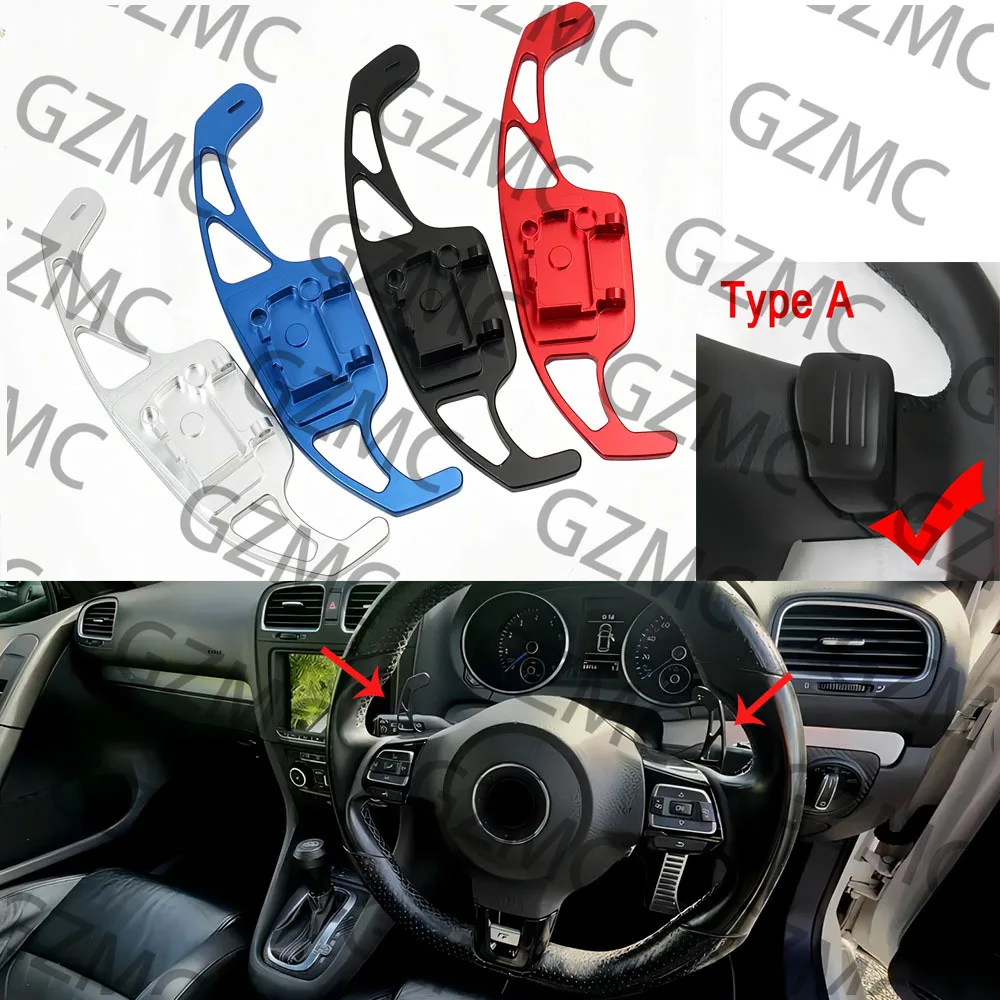 

Автомобиль для VW Golf 5 6 MK6 Jetta MK5 Passat B6 B7 CC Polo Sharan Tiguan Seat Leon DSG, удлинитель рулевого колеса, крышка переключения передач