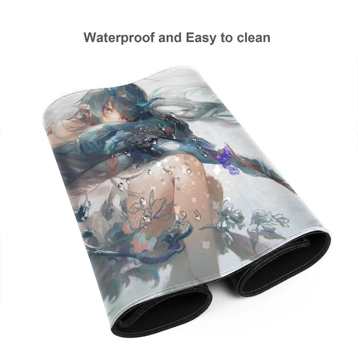 Imagem -03 - Arknights Chifres Crepúsculo da Yan Bonito Anime Meninas Gaming Mouse Pad Teclado Tapete 900x400 à Prova Impermeável Água Mousepad para Computador