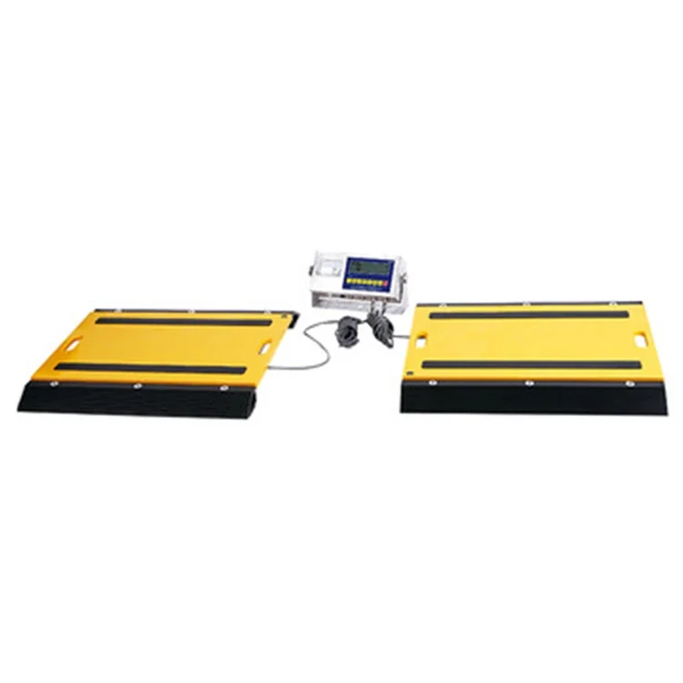 Locosc Portable Mobile Truck Scale Weigh vehicle weighing Pad Axle Scale Lorry Weighing Scale