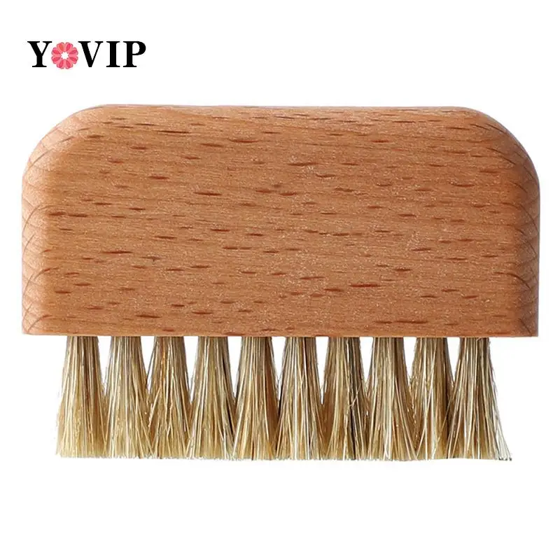 Natural Bristle Wood Nail Brush Foot Dead Skin Grinding Scrubbing Tools Nail Art Accessories Cleaning Brush Manicure Supplies