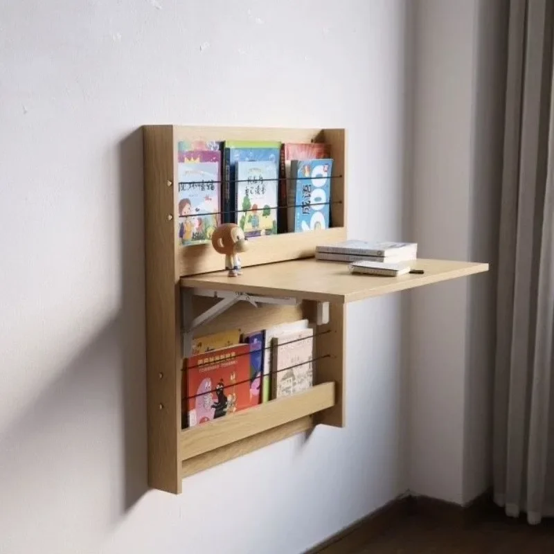 

Standing Folding Computer Table Laptop Writing Wall Hanging Gaming Desk Simple Modern Mesa De Escritorio Multifunction Furniture