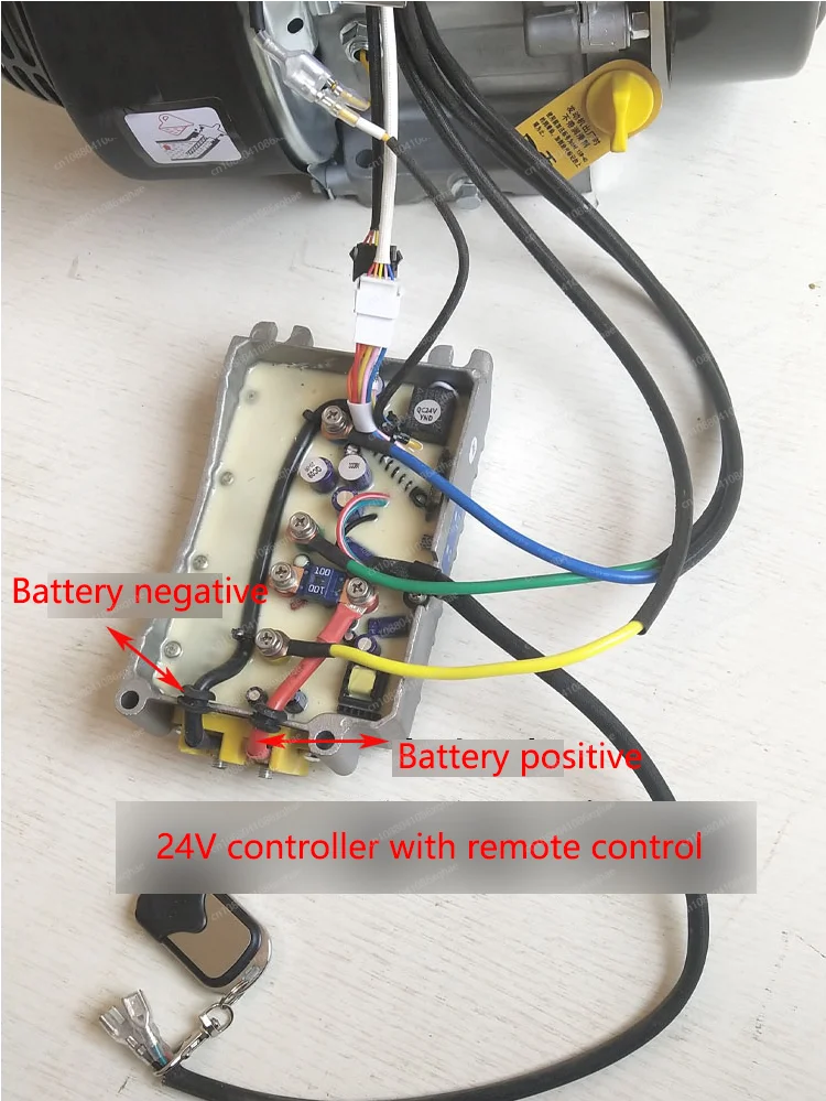 Extended range generator start controller 24/48/60/72V intelligent frequency conversion self-start and self-stop controller