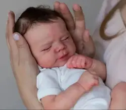 Pascale Muñeca Reborn bebé durmiente recién nacido piel 3D detalles