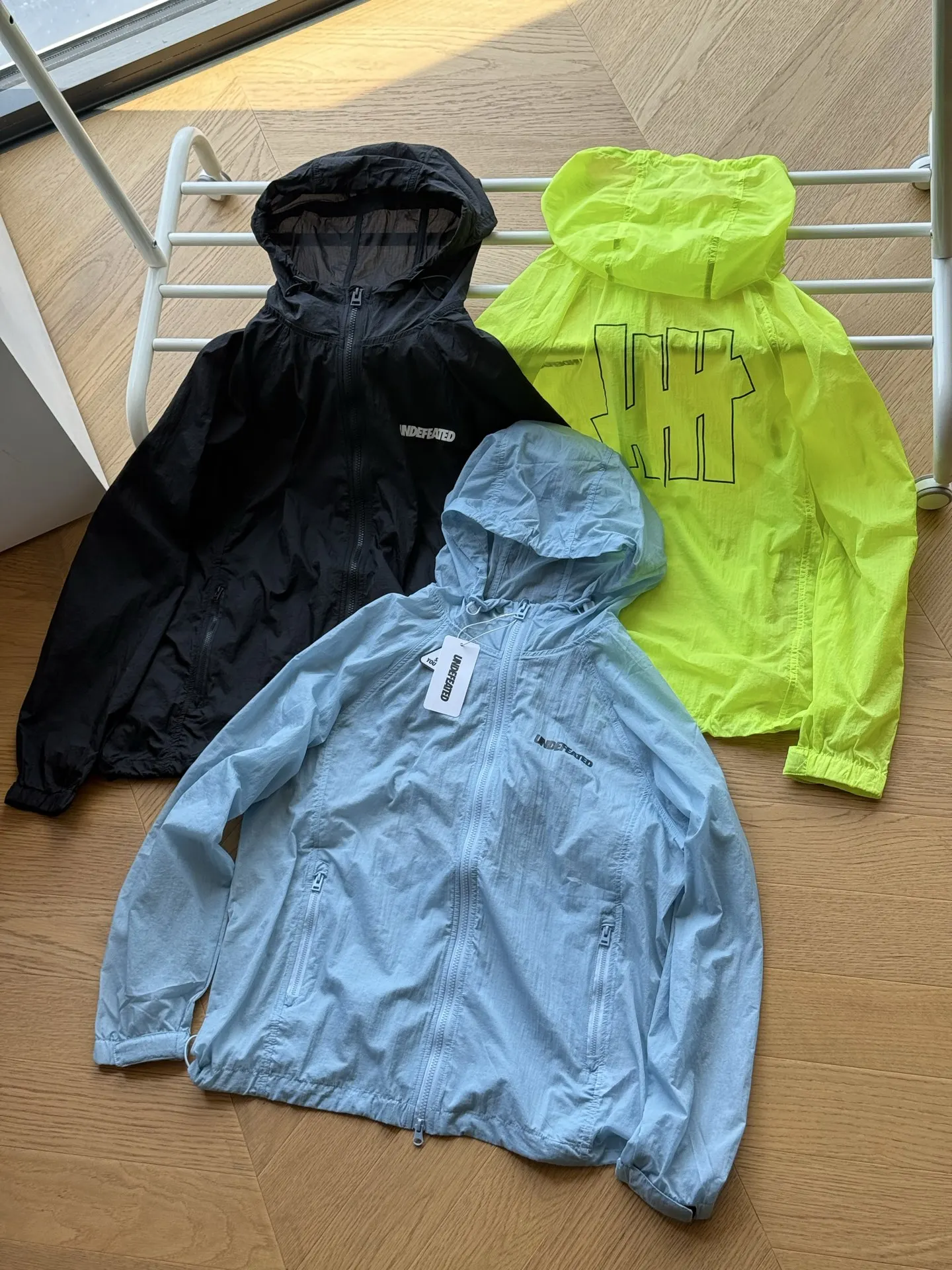 UNDEFEATED Five-Strike UV Sun Protection Hoodie | Lightweight Cooling Zip-Up Jacket | Unisex Breathable Packable Hiking Coat