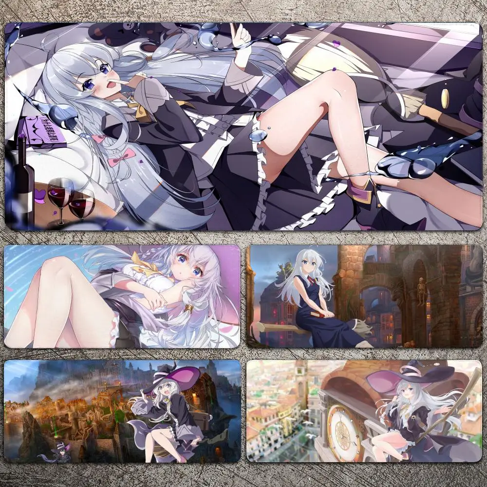 

Wandering Witch The Journey Of Elaina Anime Mousepad Large Gaming Mouse Pad LockEdge Thickened Computer Keyboard Table Desk Mat