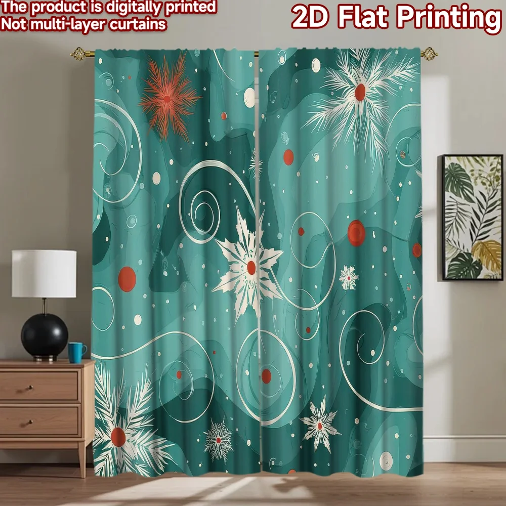 

1pc 2D flat Photography Backdrop Popular Tapestry Christmas Snowflake Swirls 100% Polyester Birthday Party Use for Suitable for