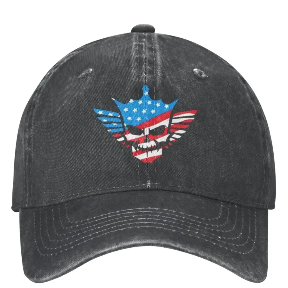 Cody Rhodes Skull gorra de béisbol informal primavera lucha deporte camionero sombrero senderismo pesca gorra hombres adultos y2k Cool gorras de béisbol
