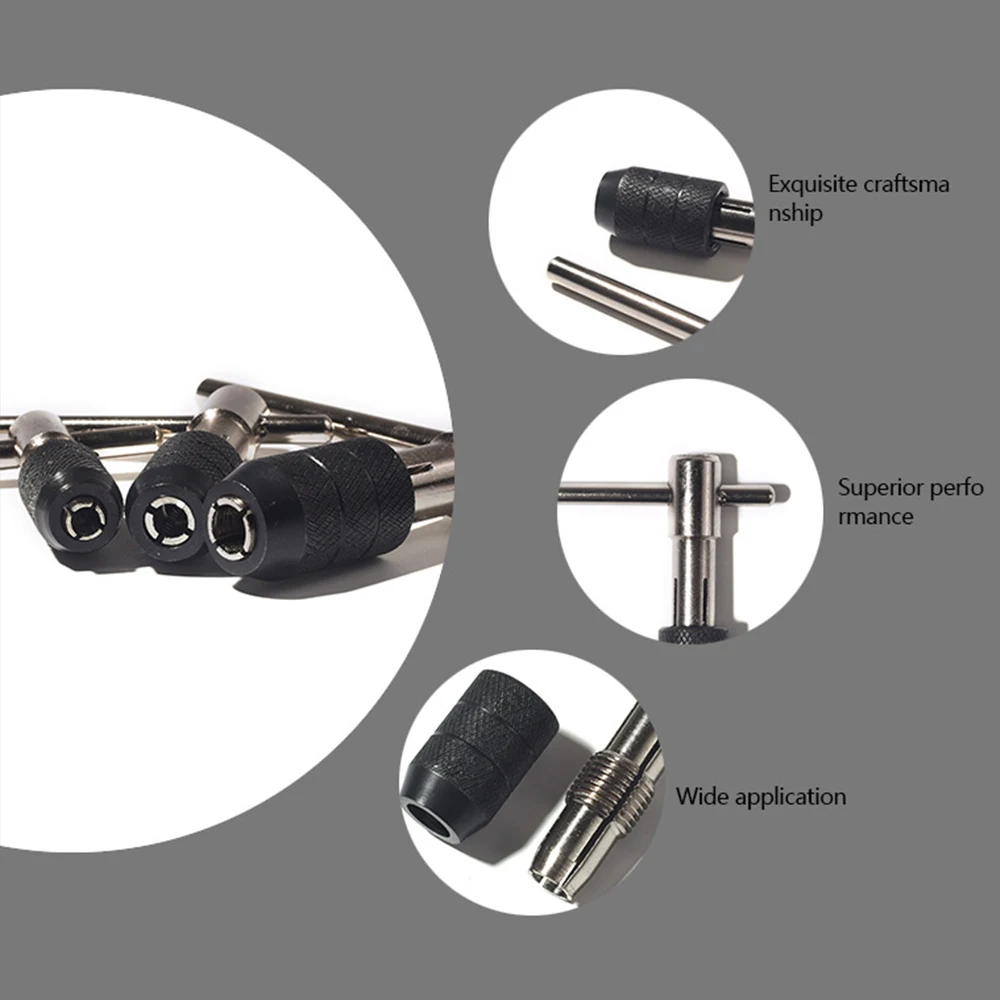 T-type 3mm to 6mm hand tap wrench thread tapping tool set hand wrench thread tapping M6 to M8 tool set image 4