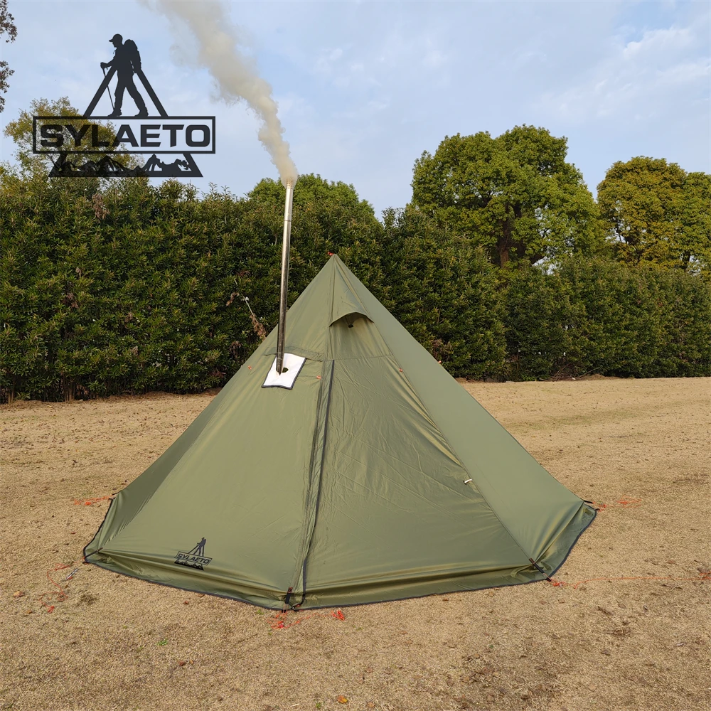 MCETO TX400Ultra Winter Stove Tent Height Adjustable Tipi Hot Camping Hunting Trip Gears