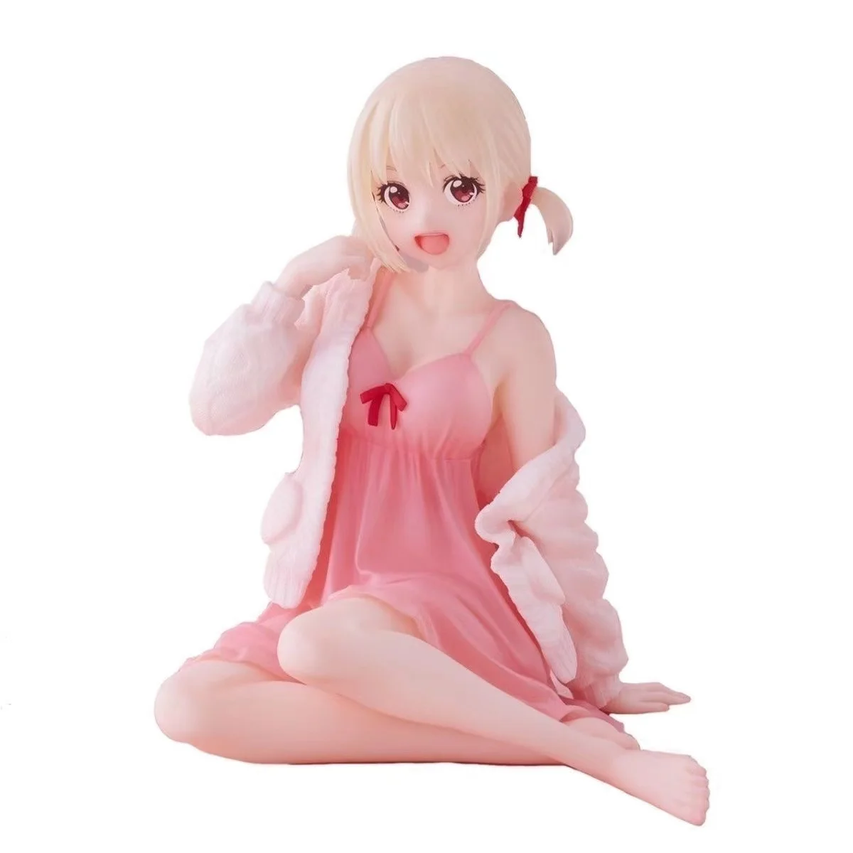 Lycoris figura de acción de retroceso Nishikigi Chisato muñeca Inoue Takina Lolita Linda chica decoración modelo juguetes para regalo