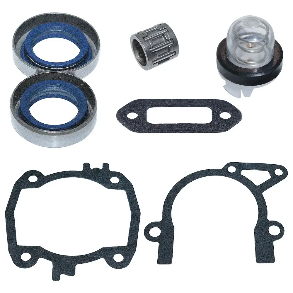 TS410 Cylinder Crankcase Muffler Gaskets Oil Seal Needle Bearing Kit For Stihl TS410 TS420 TS 410 420 Cut-Off Saw Replace Part