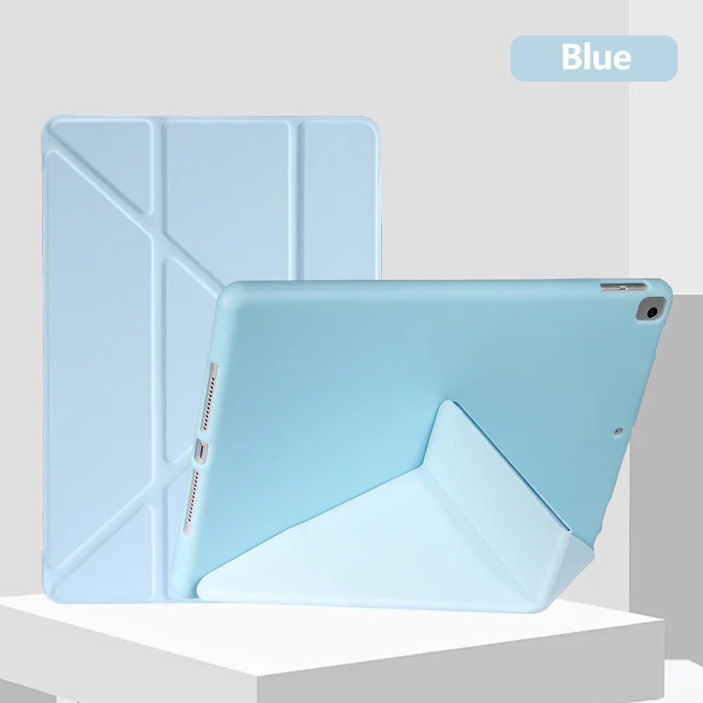 

Y-Folding Stand Case For iPad Air 13 inch 2024 Pro13 11 Air 13 11 6 5 4 3Pro 2 1 10th 10.9 10.2 9.7 Mini 6 5 4 3 2 1 Pro12.9