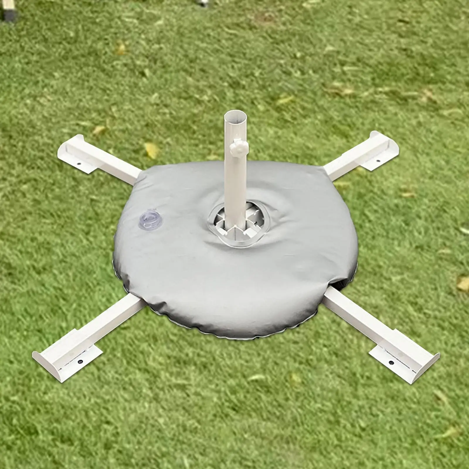 

Beach Umbrella Stand and 10L Water Weight Bag Adjustable Foldable