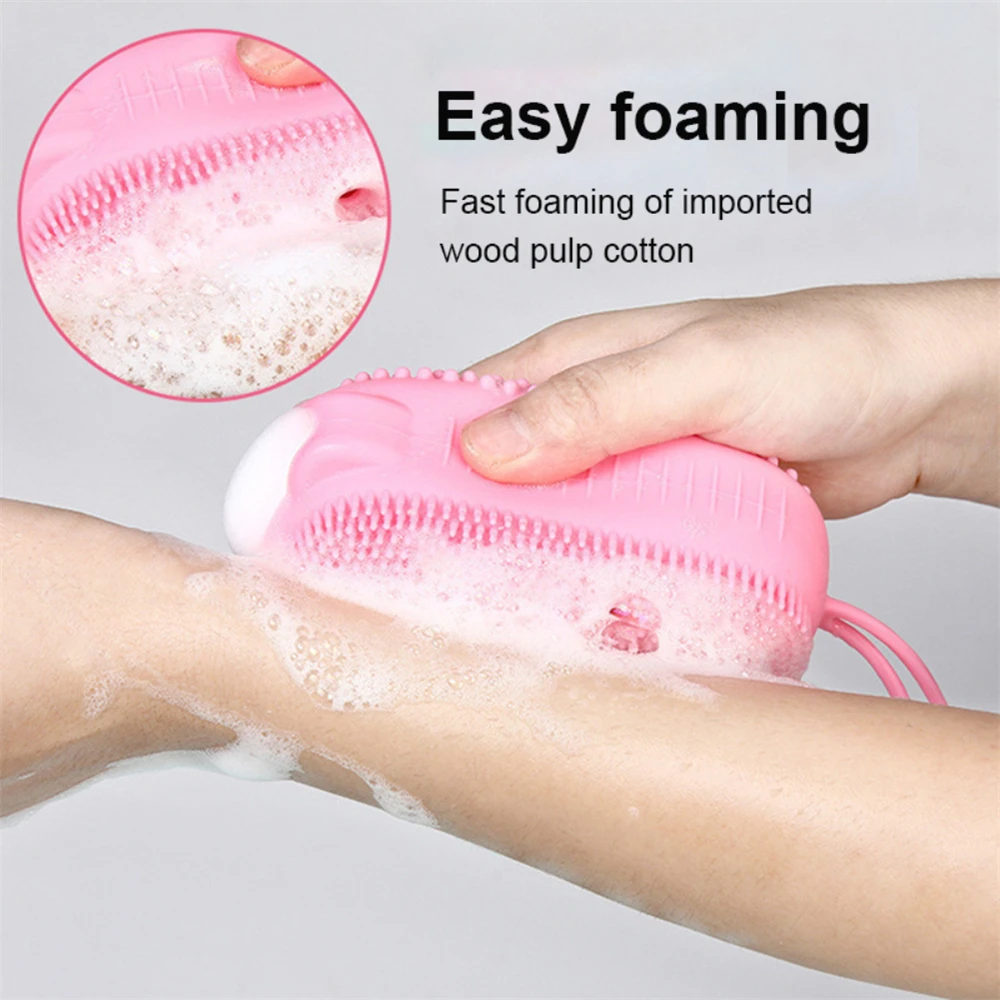 Bath Brush Of Human Engineering Bathing Green Highest Evaluation Innovative Trend Ergonomic Bath Accessories Home Supplies Safe