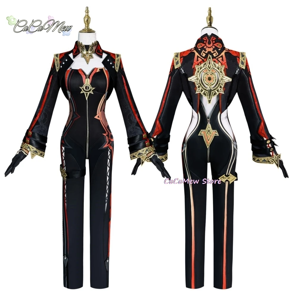 2024 Nieuwe Rol Mavuika Cosplay Kostuum Genshin Impact Mavuika Pyro Archon Pruik Cosplay Kostuum Nieuwe Outfit Halloween Kostuum Vrouwen