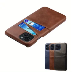 Case For iPhone 15 Pro Max 14 Plus 13 Wallet Credit Card Holder ID Slot Cover for iPhone 15 15Pro 15plus 15promax 14 13 Coque